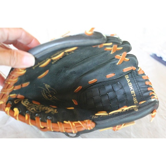 RAWLINGS PL100 10 inch Nomar Garciaparra Glove Leather Youth *Left Hand Throw - Picture 5 of 10